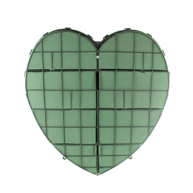 Solid Heart Plastic Back